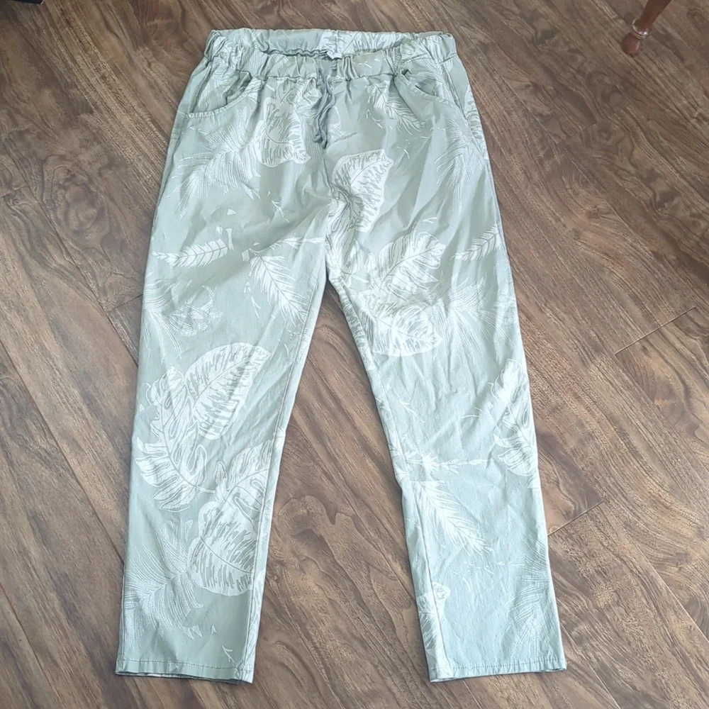 Kaktus Floral Pull On Pants